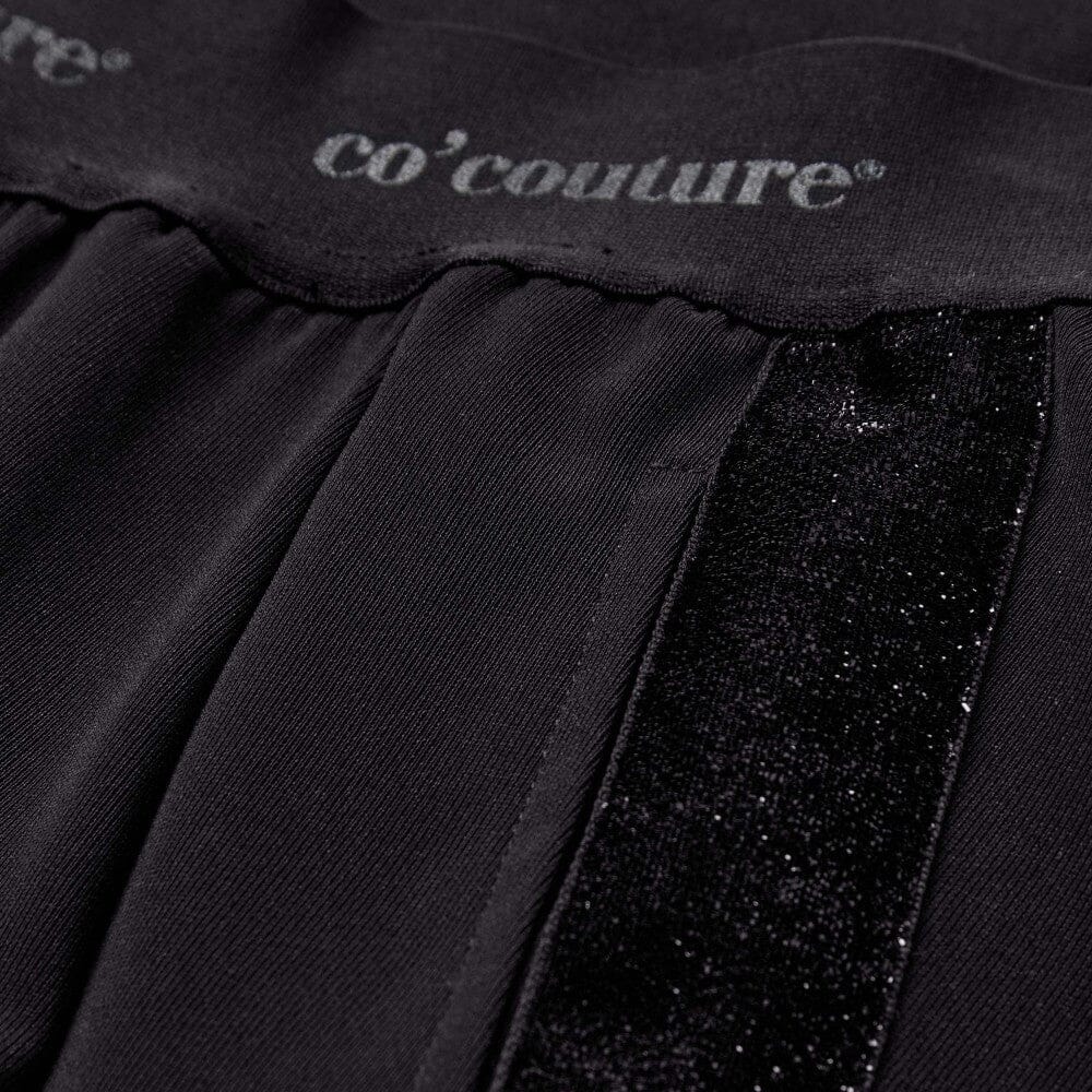 Co´Couture - Aminacc Logo Shimmer Pant 31668 - 96 - Black Bukser 