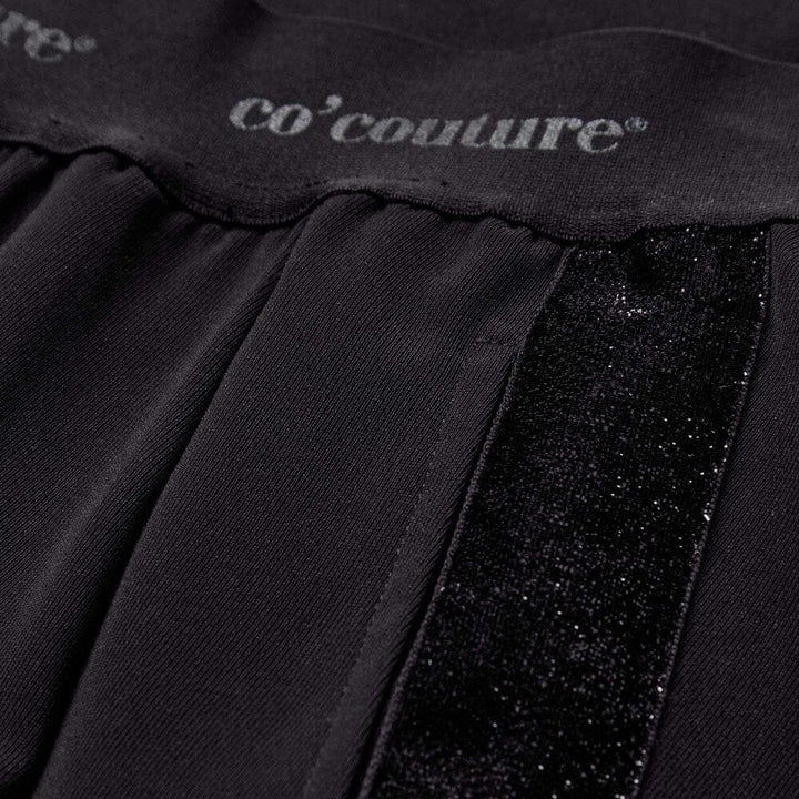 Co´Couture - Aminacc Logo Shimmer Pant 31668 - 96 - Black Bukser 