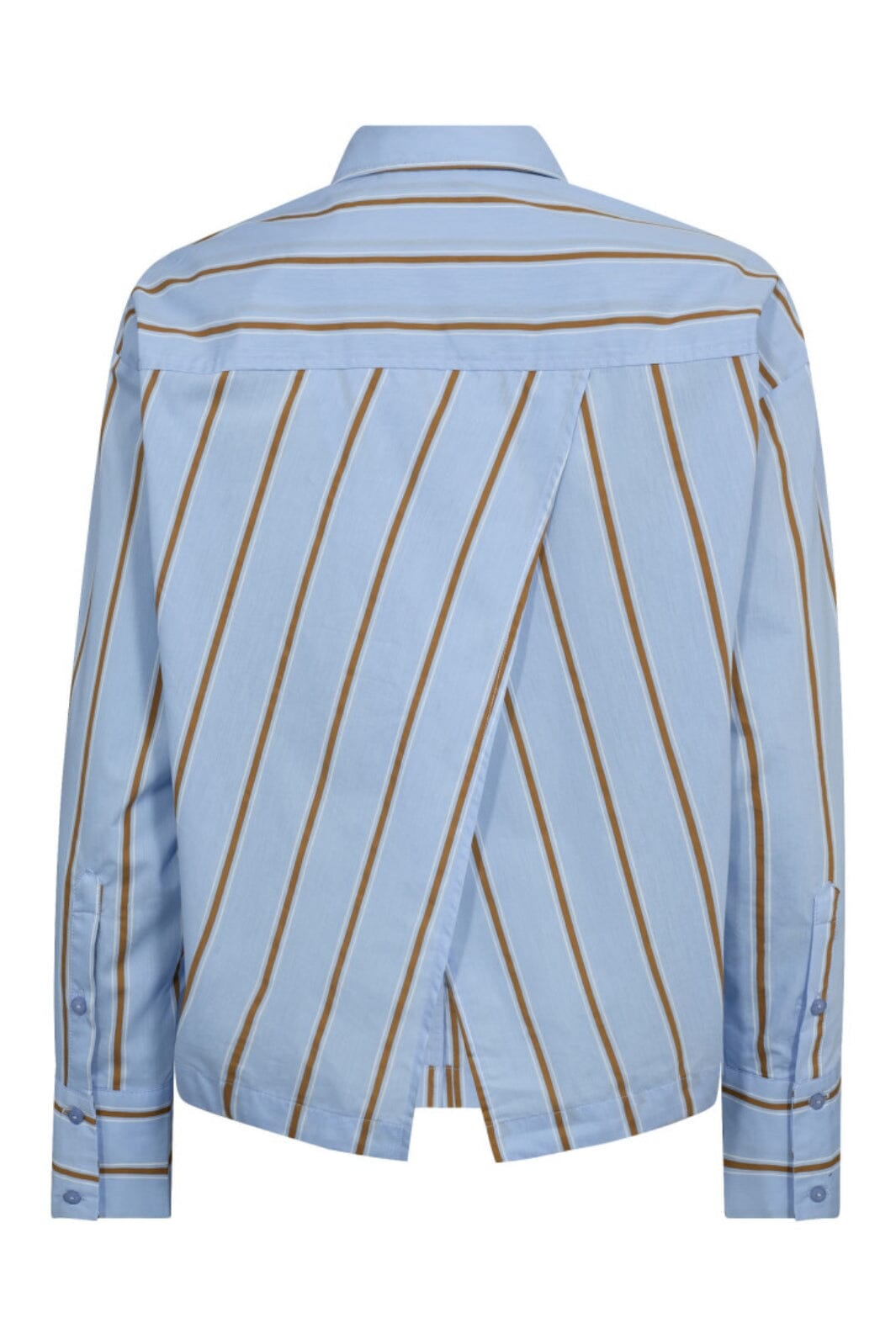 Co´Couture - Amoracc Stripe Tie Shirt 35918 - 23 - Pale Blue