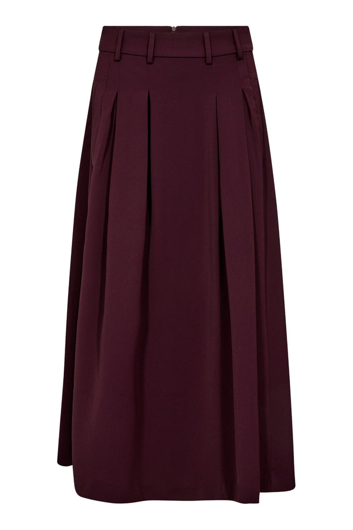 Co´Couture - Anyacc Pleat Skirt 34178 - 87 - Winered