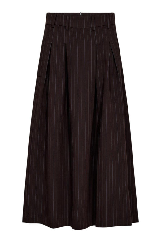 Co´Couture - Anyacc Trinny Pleat Skirt 44001 - 145 - Dark Brown Nederdele 
