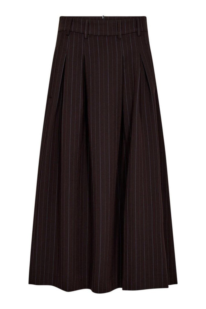 Co´Couture - Anyacc Trinny Pleat Skirt 44001 - 145 - Dark Brown Nederdele 