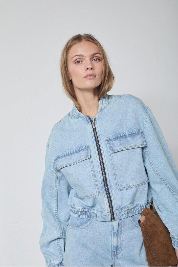 Co´Couture - Aronacc Wide Jeans 41029 - 23 - Pale Blue