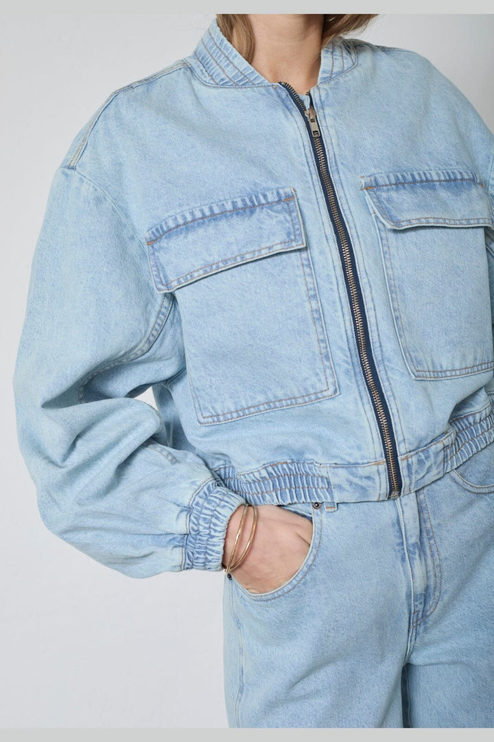 Co´Couture - Aronacc Wide Jeans 41029 - 23 - Pale Blue