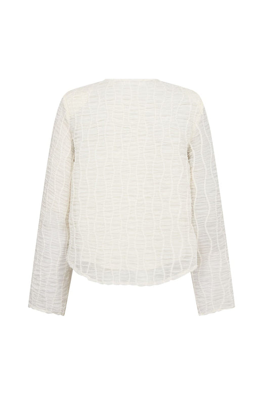 Co´Couture - Baltacc Padded V-Blouse 500258 - 10002 - Off-White