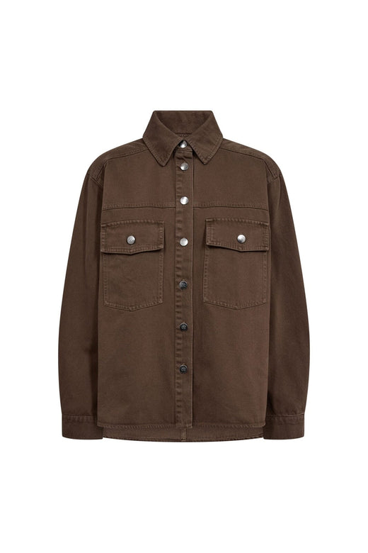Co´Couture - Beltoncc Denim Shirt 500261 - 20003 - Dark Brown