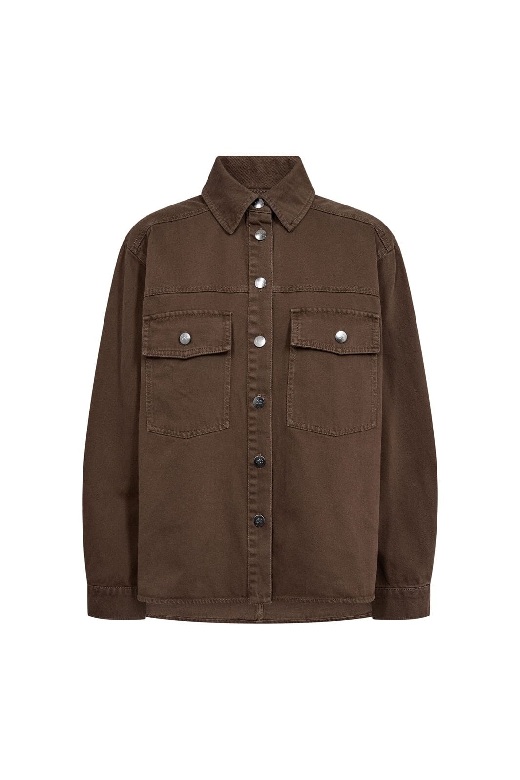 Co´Couture - Beltoncc Denim Shirt 500261 - 20003 - Dark Brown