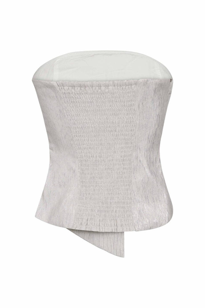 Co´Couture - Biacc Knot Tube Top 45191 - 930 - Silver