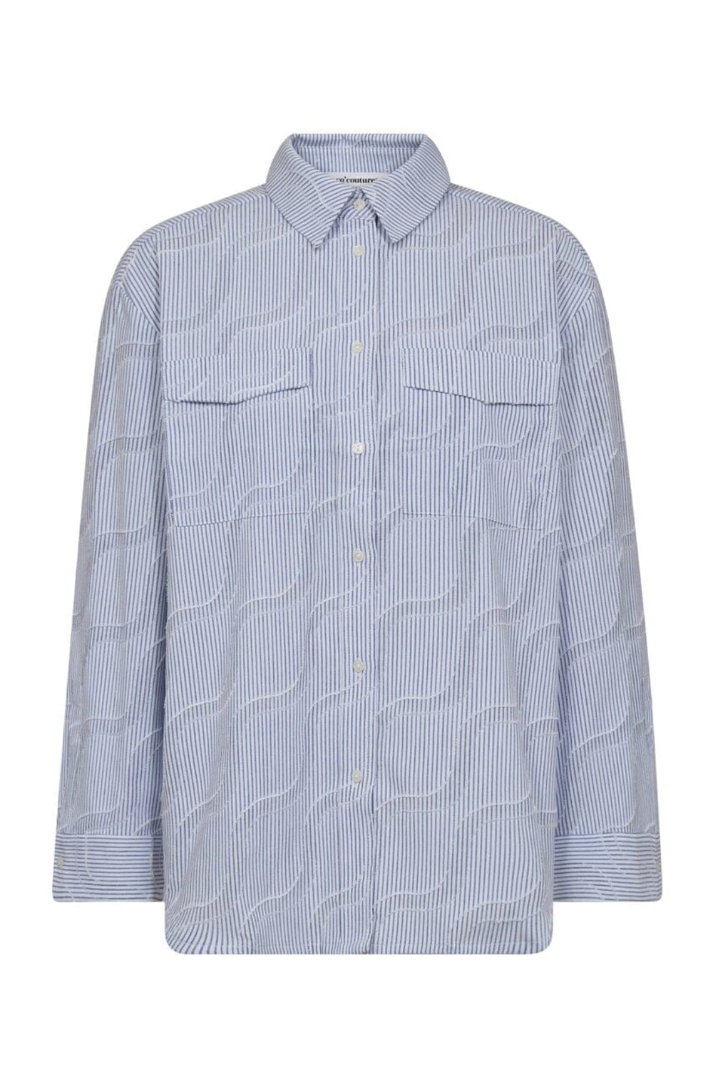 Co´Couture - Bradycc Wave Shirt 45011 - 23 - Pale Blue