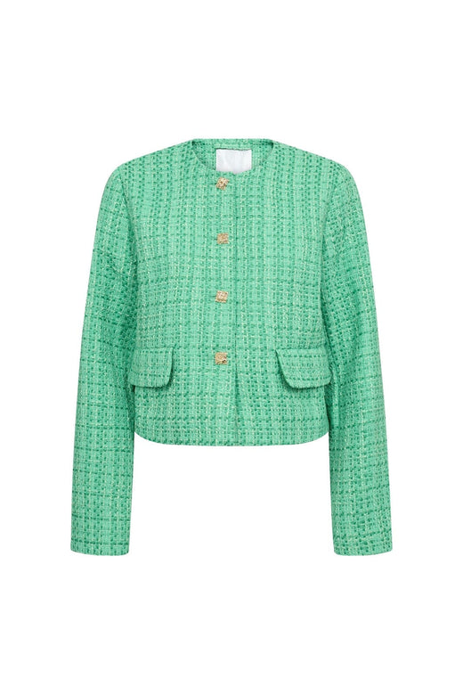 Co´Couture - Calvincc Boucle Jacket 40039 - 34 - Green