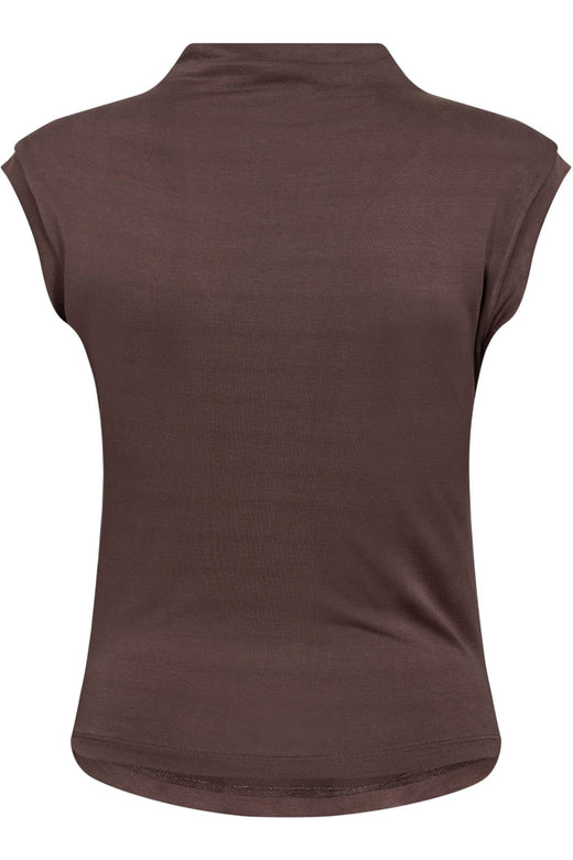 Co´Couture - Camillacc Tee 33164 - 83 - Mocca
