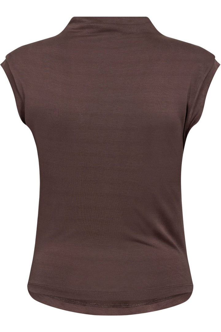 Co´Couture - Camillacc Tee 33164 - 83 - Mocca