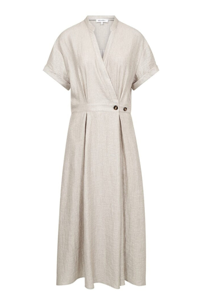 Co´Couture - Chercc Wrap Ss Dress 46124 - 930 - Silver
