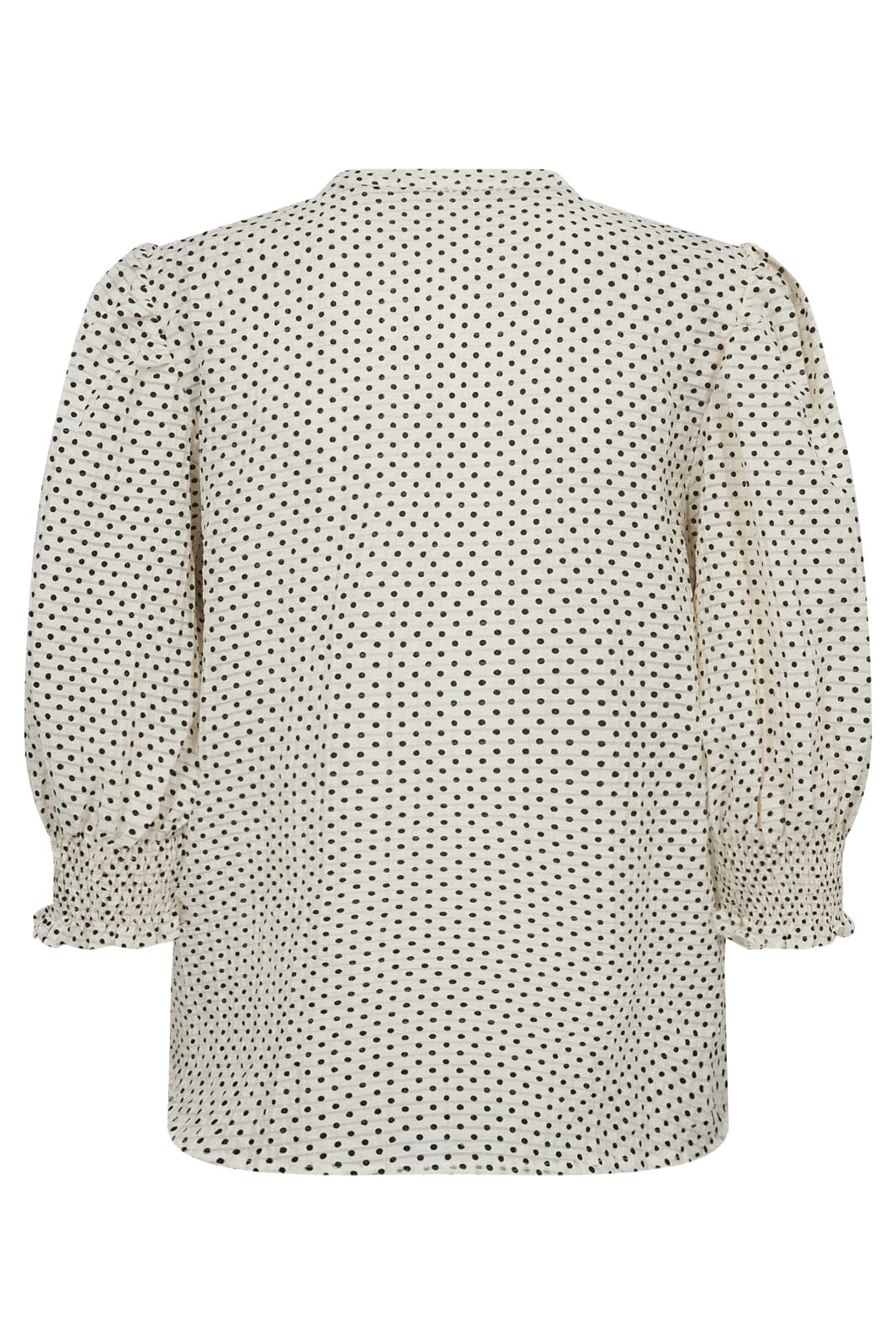 Co´couture - Chesscc Dot Ss Shirt 35434 - 11 Off White Bluser 