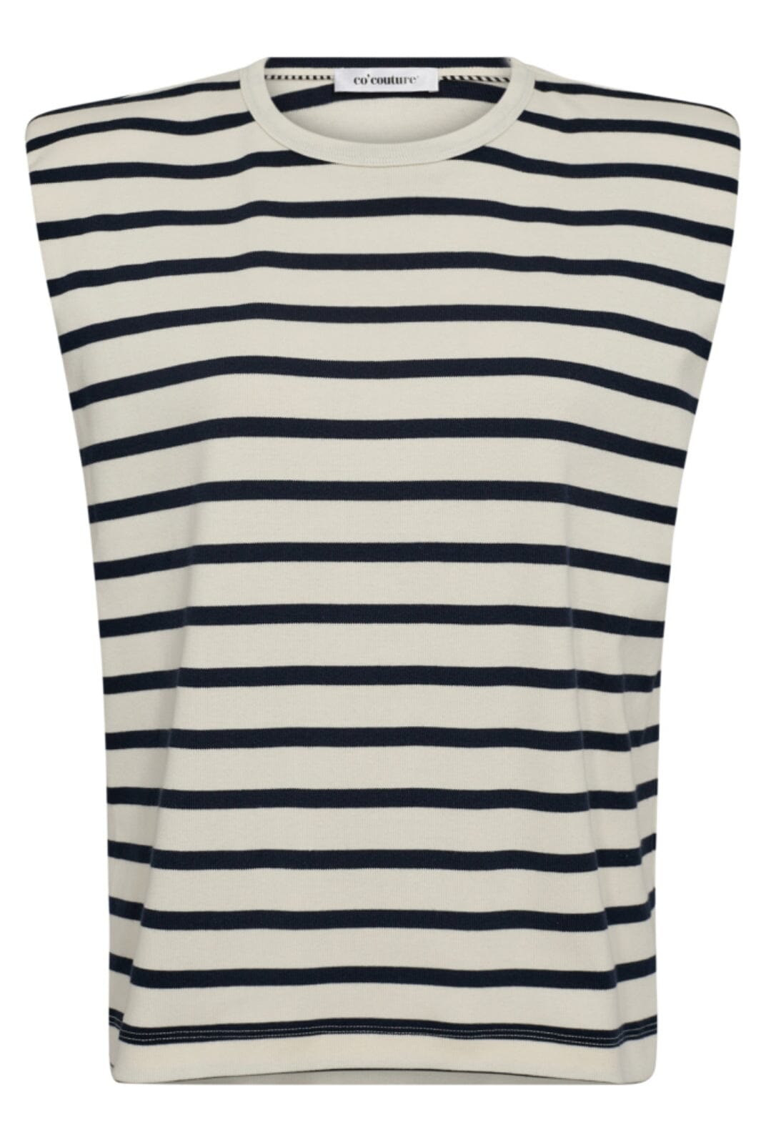 Co´couture - Classiccc Stripe Ed Tee 33077 - 11 Off White T-shirts 