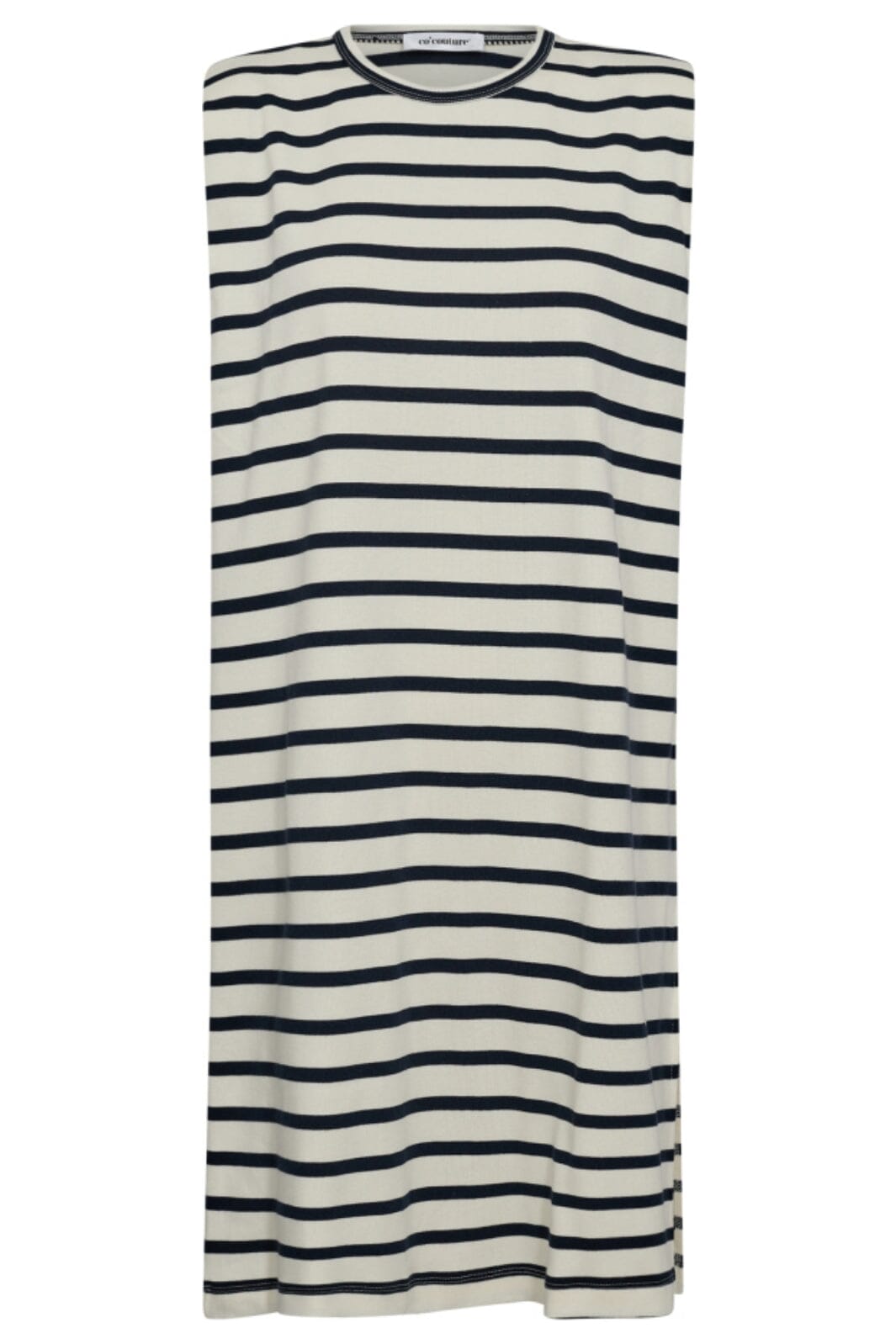 Co´couture - Classiccc Stripe Ed Tee Dress 36360 - 11 Off White Kjoler 