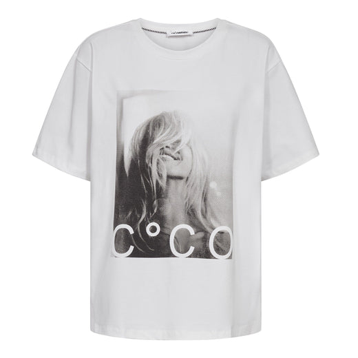 Co´Couture - Cococc Chic Box Tee 43023 - 4000 - White T-shirts 