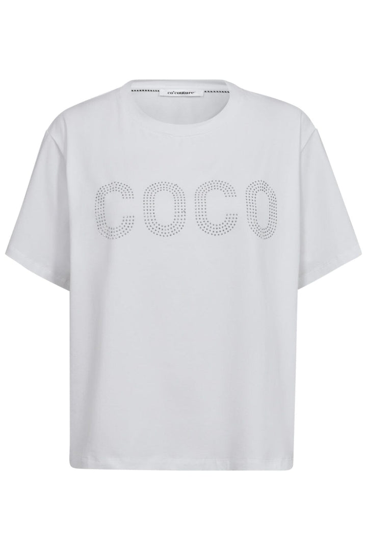 Co´couture - Cococc Stone Tee 33082 - 4000 White T-shirts 