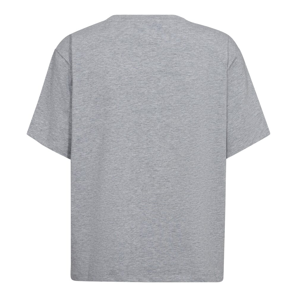 Co´couture - Cococc Stone Tee 33082 - 57 Grey Melange T-shirts 