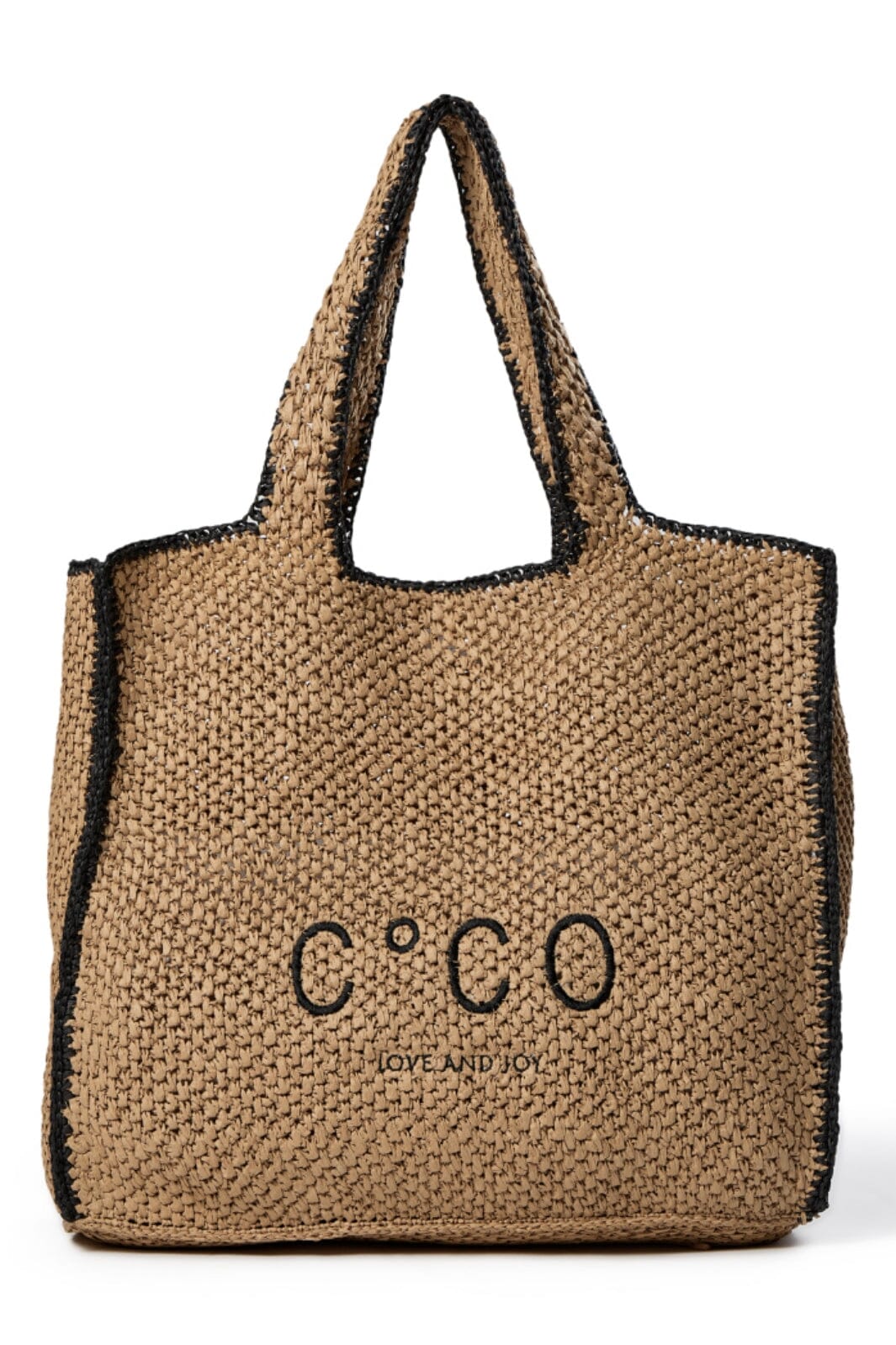 Co´Couture - Cococc Straw Beach Bag 39046 - 930 - Silver