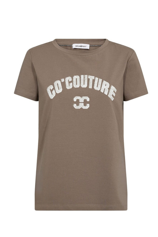 Co´Couture - Cocouturecc Logo Tee 43004 - 154 - Walnut