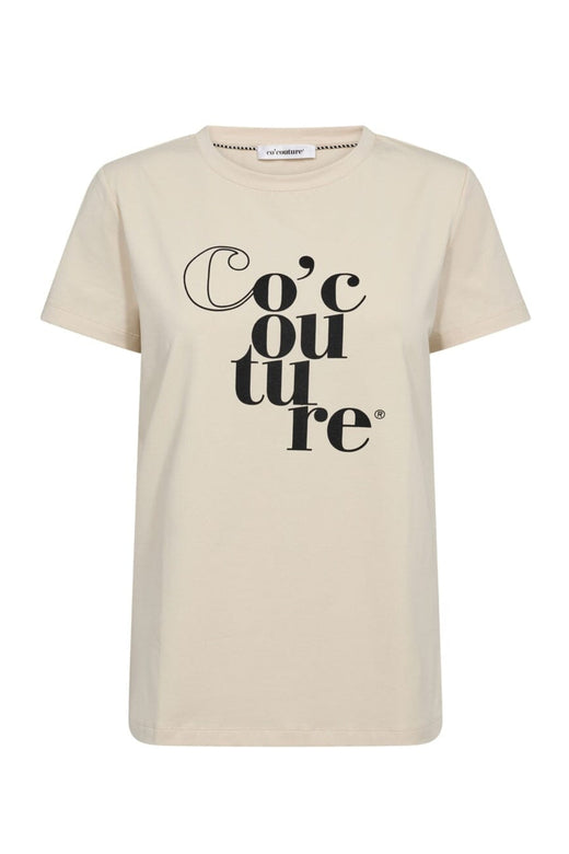Co´Couture - Cocouturecc Tee 43002 - 100 - Creme