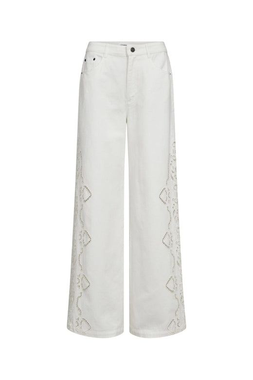 Co´Couture - Colettecc Embroidery Pant 40055 - 11 - Off White