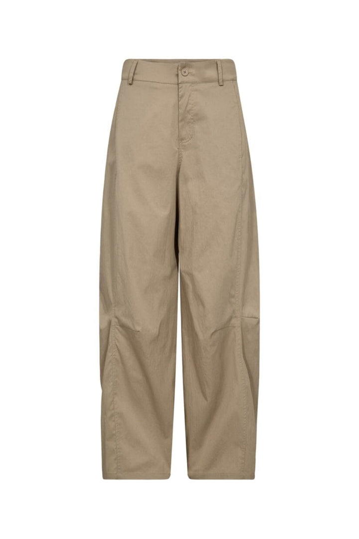 Co´Couture - Cottoncc Crisp Barrel Pant 41194 - 131 - Mushroom