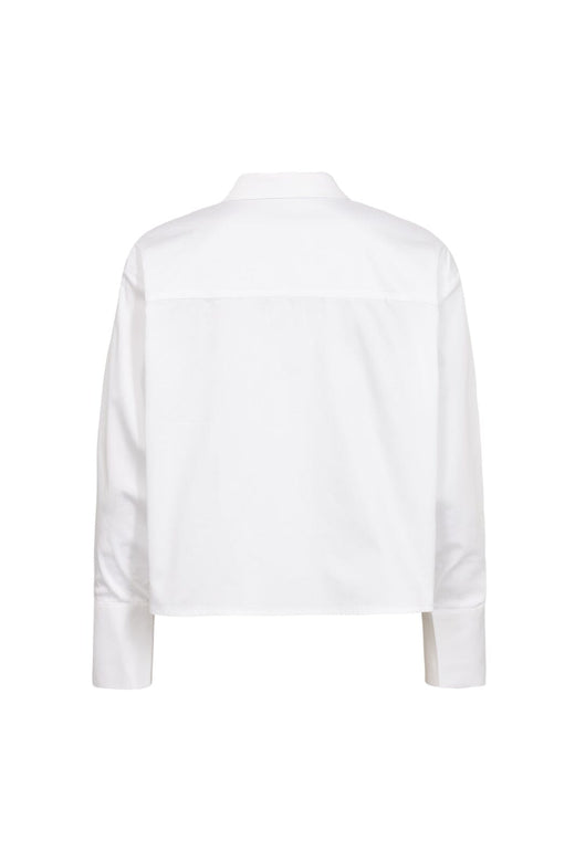 Co´Couture - Daliacc Sleeve Pleat Shirt 500539 - 10001 - White