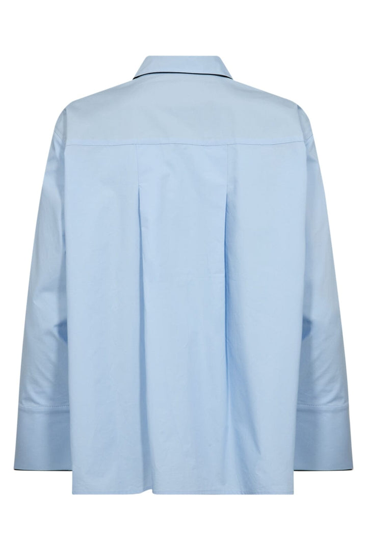 Co´Couture - Donnacc Fold Cuff Shirt 35862 - 23 - Pale Blue