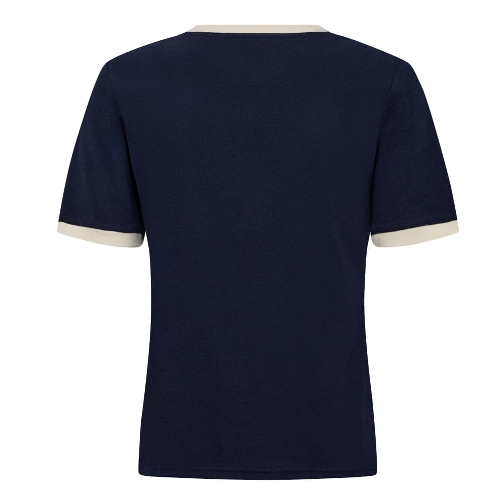 Co´couture - Edgecc Tee 33014 - 120 Navy T-shirts 