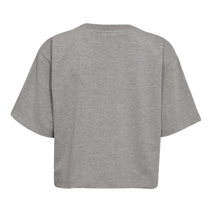 Co´couture - Eduardacc Logo Tee 33079 - 57 Grey Melange T-shirts 
