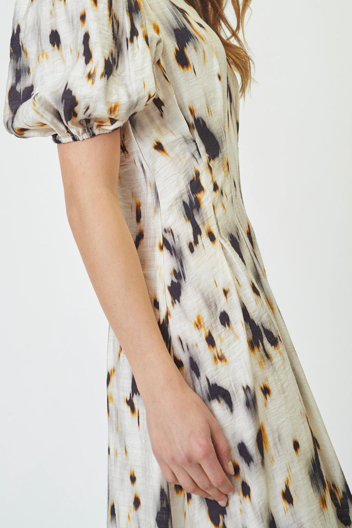 Co´Couture - Elisacc Pleat Dress 36508 - 199 - Bone Kjoler 