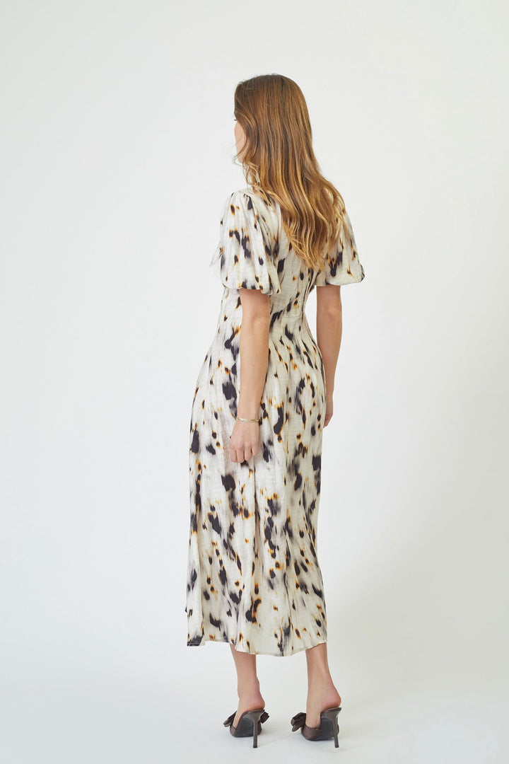 Co´Couture - Elisacc Pleat Dress 36508 - 199 - Bone Kjoler 