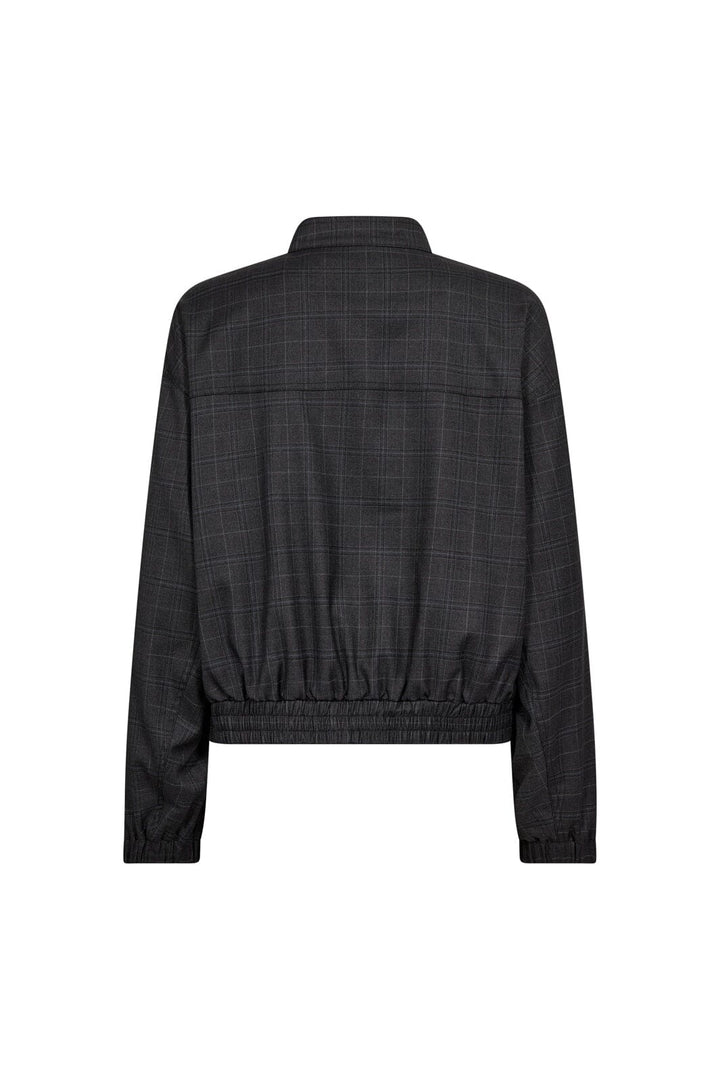 Co´Couture - Eloracc Check Jacket 500303 - 65002 - Dark Grey