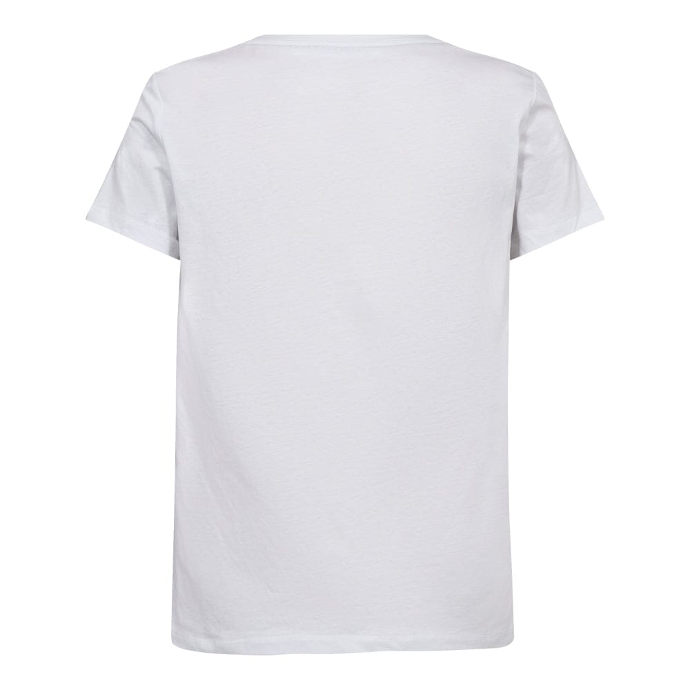 Co´couture - Embossedcc Logo Tee 33098 - 4000 White T-shirts 