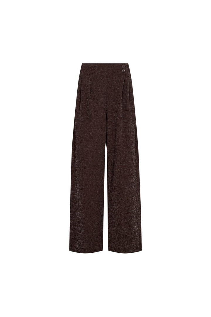 Co´Couture - Esticc Pleat Pant 500550 - 20016 - Bison