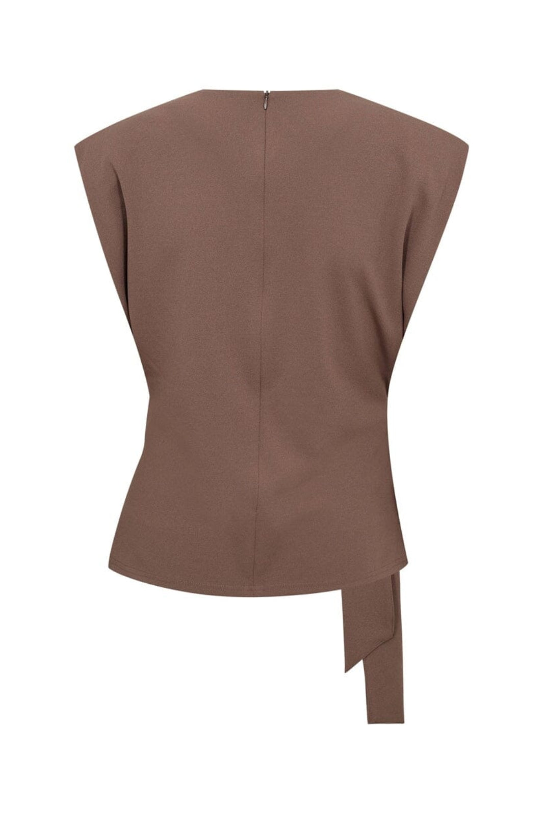 Co´Couture - Falconcc Pleat Top 45182 - 154 - Walnut