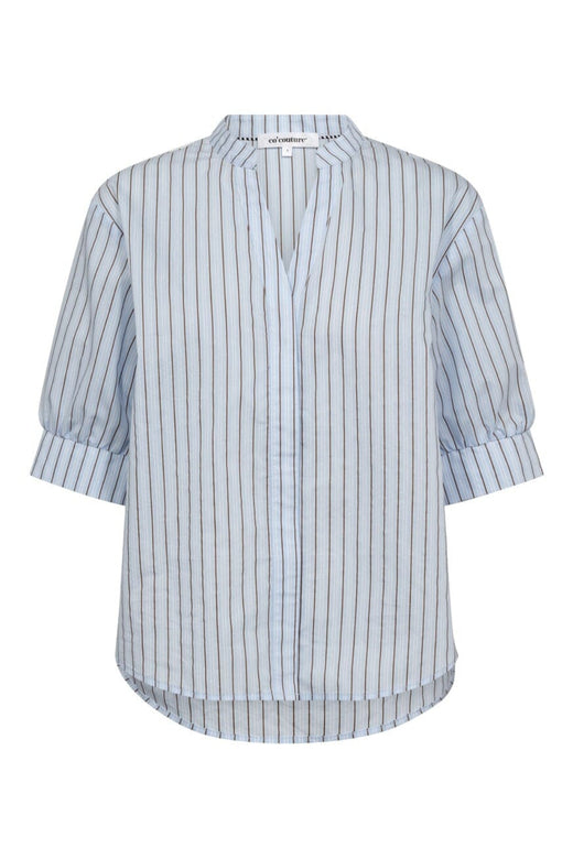Co´Couture - Felinecc Ss Shirt 45186 - 23 - Pale Blue