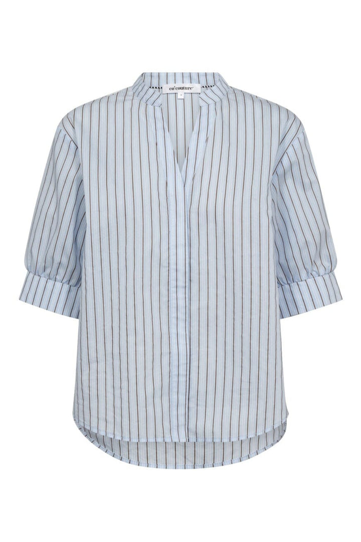 Co´Couture - Felinecc Ss Shirt 45186 - 23 - Pale Blue