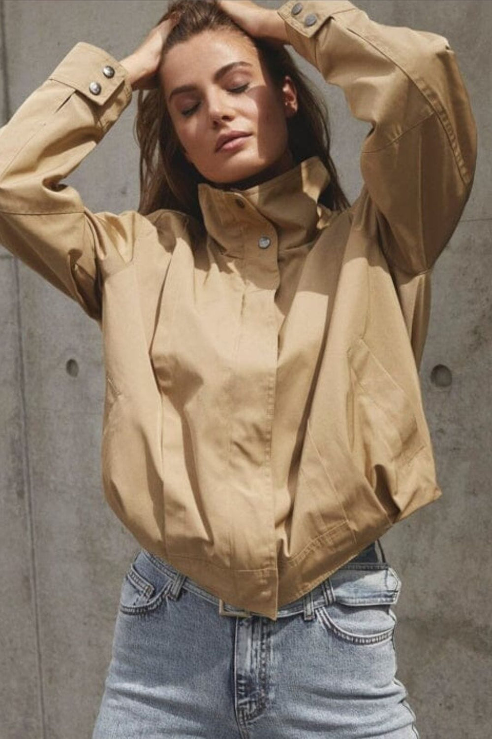 Co´Couture - Franciscc Balloon Jacket 40010 - 18 - Sand Jakker 