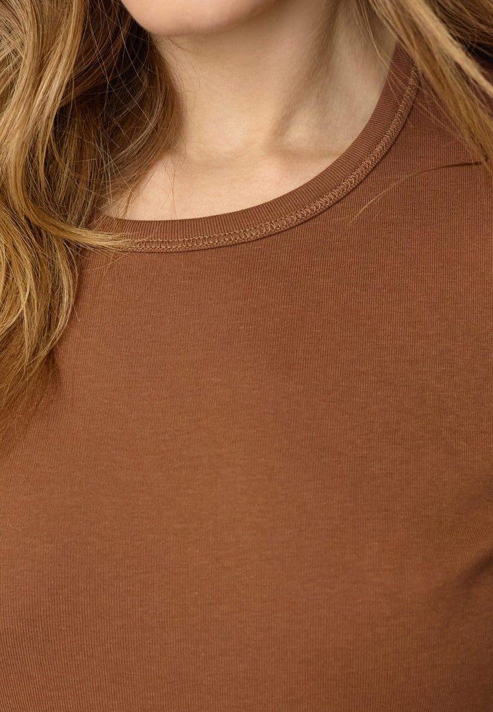 Co´Couture - Grannycc Ss Tee 33016 - 35 - Suntan T-shirts 