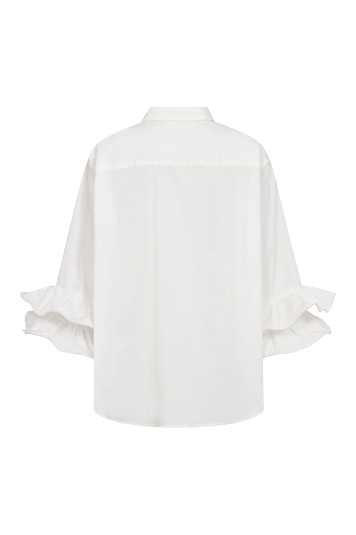 Co´Couture - Halencc Flare Shirt 500609 - 10001 - White