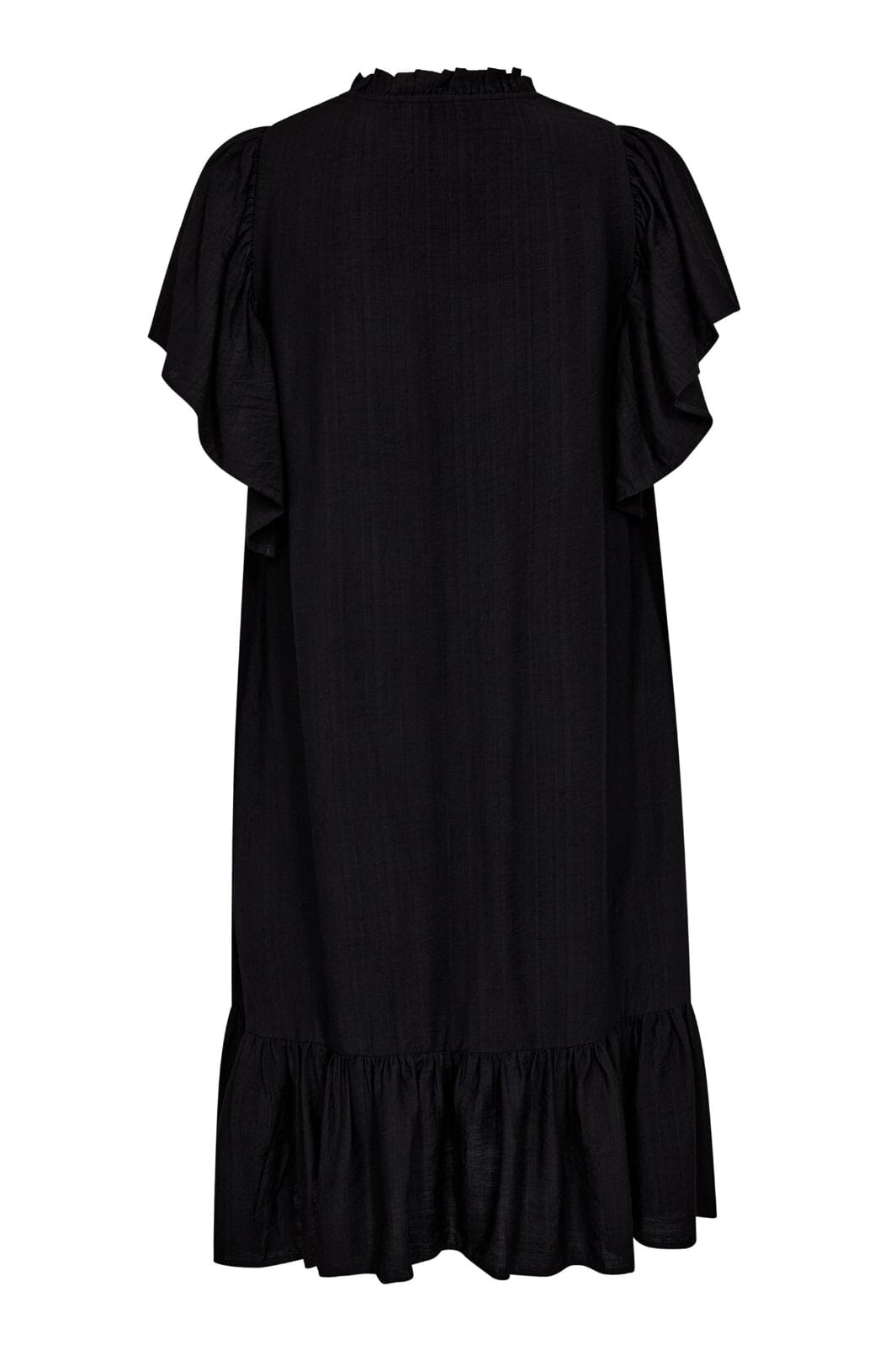 Co´Couture - Heracc Crop Ss Frill Dress 36479 - 96 - Black