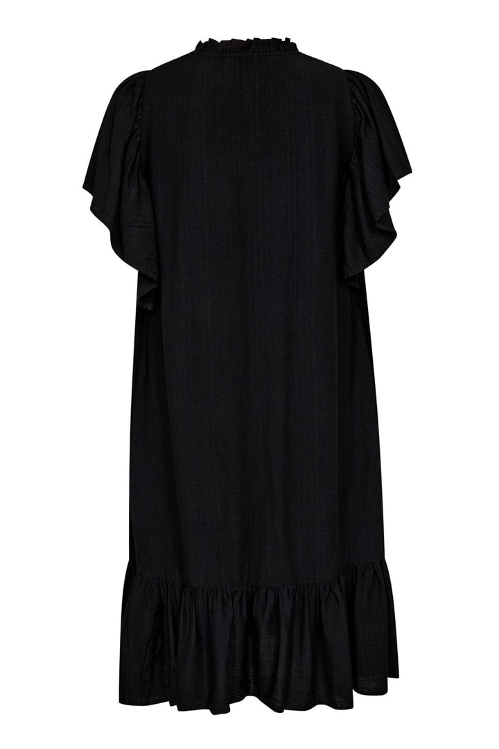 Co´Couture - Heracc Crop Ss Frill Dress 36479 - 96 - Black