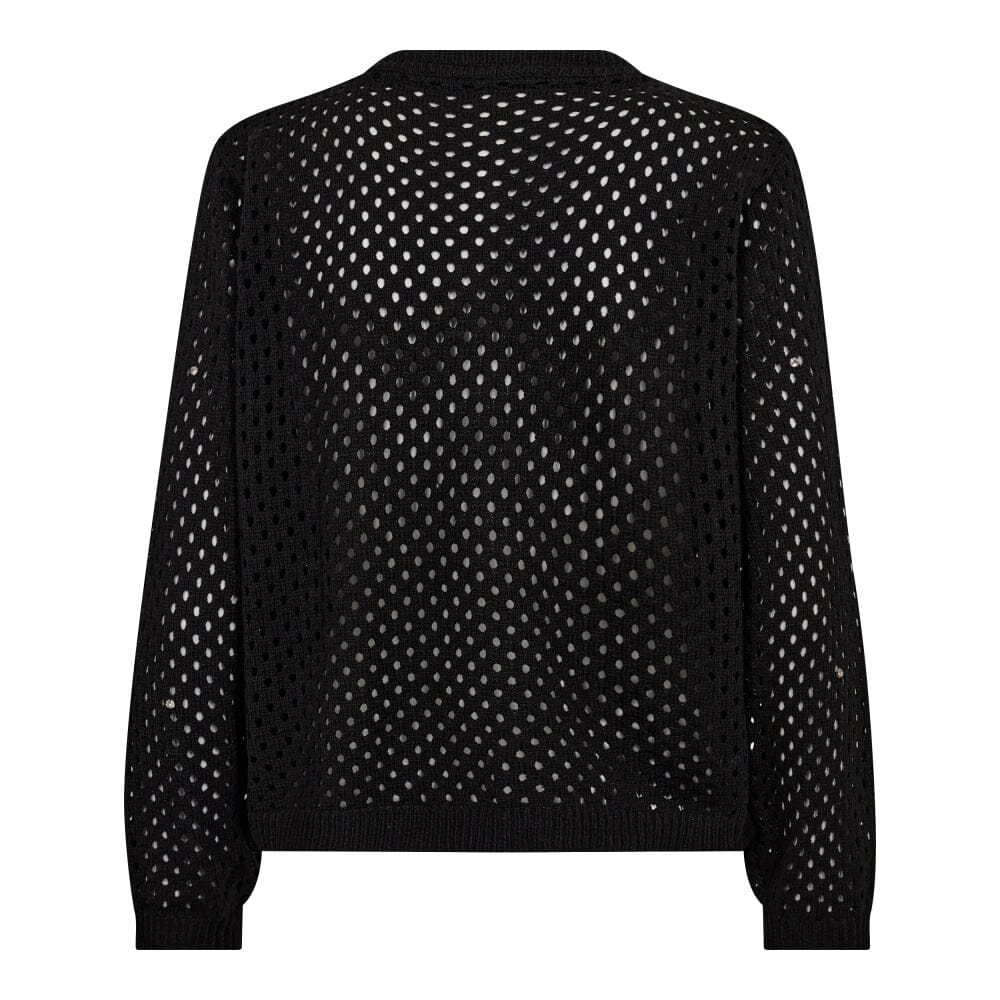 Co´Couture - Hoopacc Krystal Cardigan 32239 - 96 - Black Cardigans 