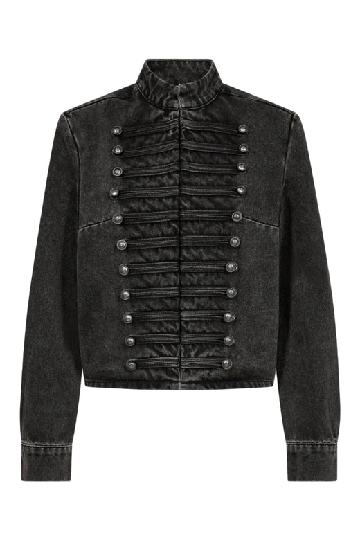 Co´Couture - Jacecc Denim Officer Jacket 506703 - 65001 - Black Jakker 