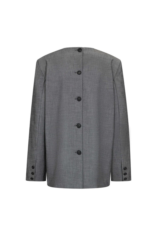 Co´Couture - Jackycc Blazer Blouse 500290 - 65003 - Mid Grey