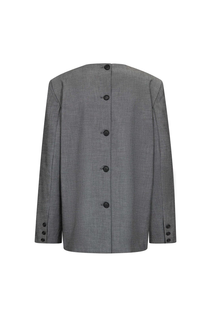 Co´Couture - Jackycc Blazer Blouse 500290 - 65003 - Mid Grey