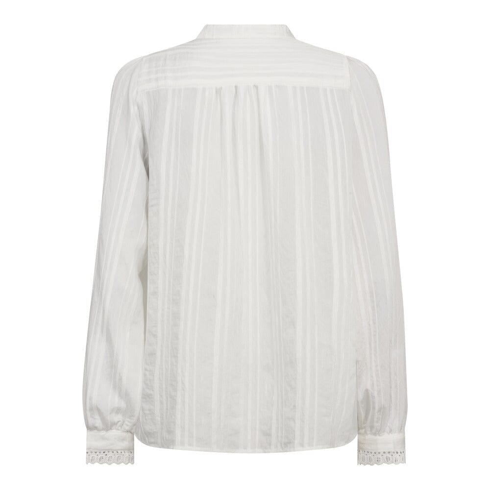 Co´Couture - Kesicc Lace Shirt 35960 - 4000 - White Skjorter 